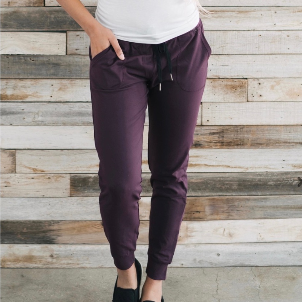 Zyia Plum unwind joggers EUC size S